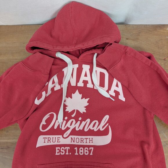 Canada Niagara Falls Red Hooded Sweatshirt Medium - Picture 3 of 4
